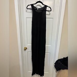 Simple Black Maxi Dress